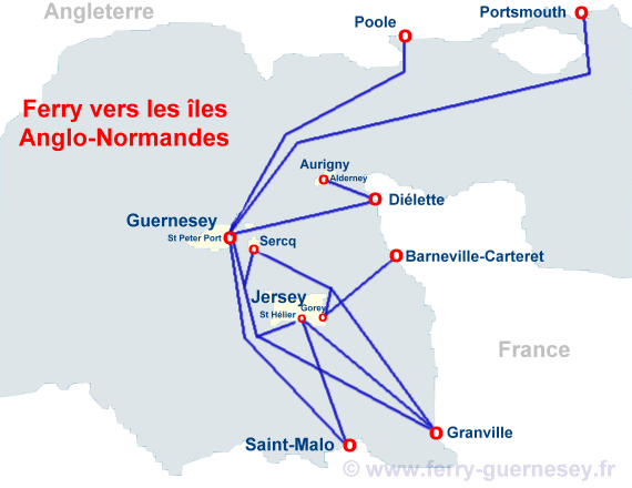 ferry Diélette Guernesey